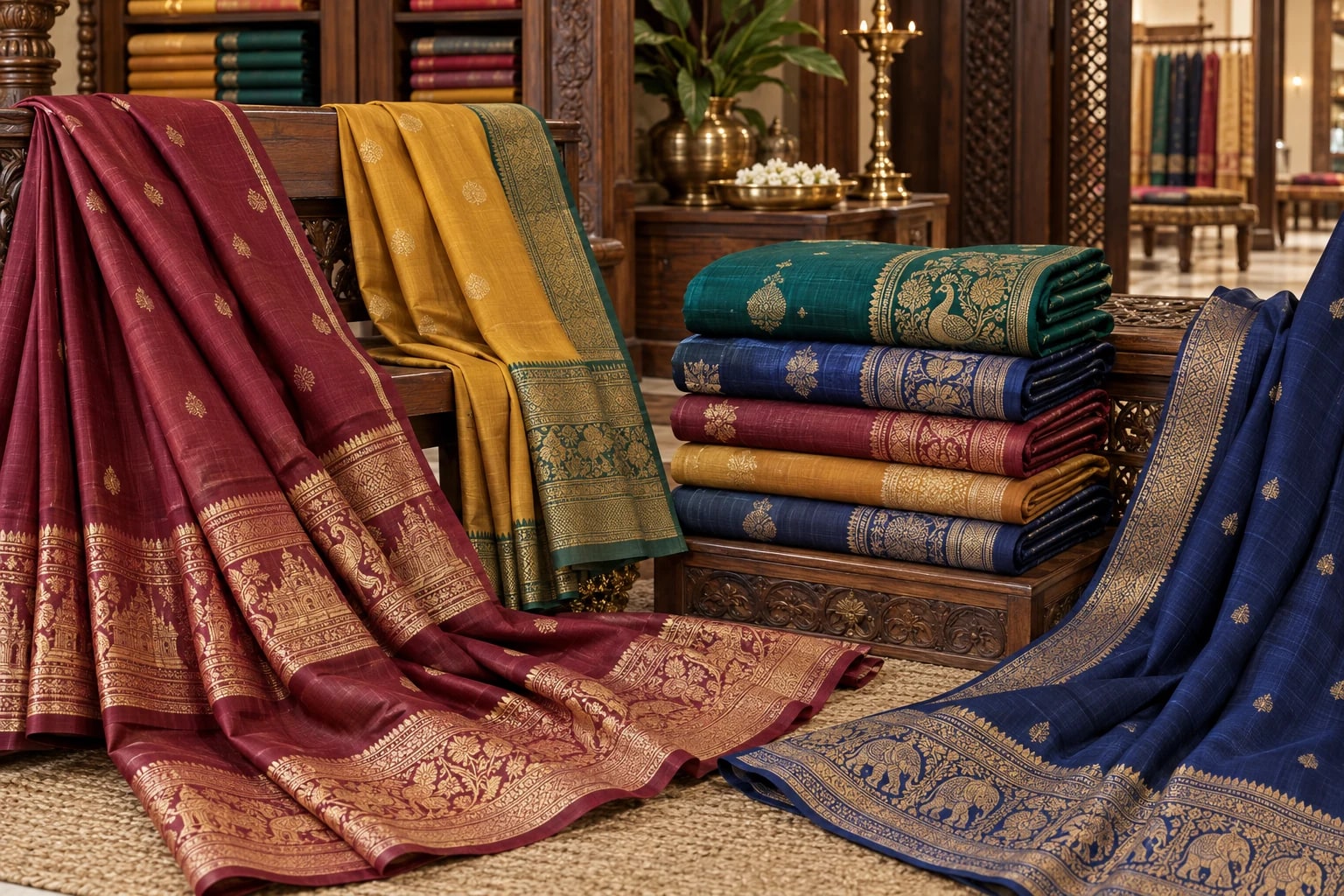 Sarees wholesale collection — illustrative image